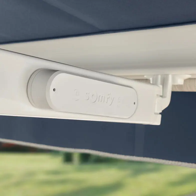 retractable awning wind sensor device