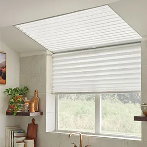 Window treatment above sink